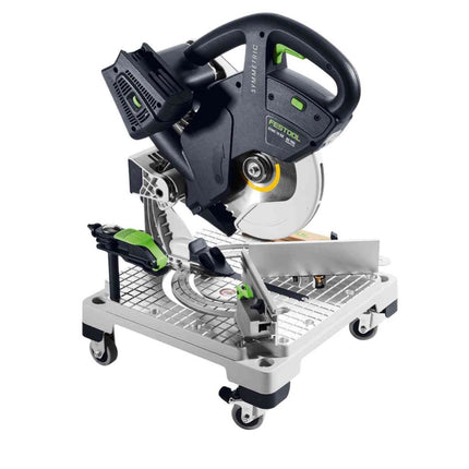 Festool SYMC 70 EB-Basic SYMMETRIC Scie à plinthes sans fil 36 V ( 2 x 18 V ) 216 mm ( 577424 ) Solo - sans batterie, sans chargeur