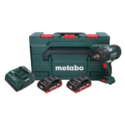 Metabo SSW 18 LTX 1450 BL Visseuse à choc sans fil 18 V 1450 Nm Brushless + 2x batterie 4,0 Ah + chargeur + metaBOX