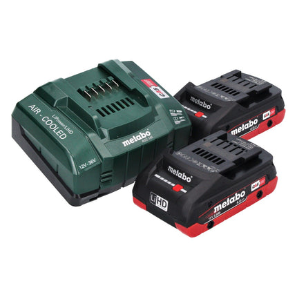 Metabo SSW 18 LTX 1450 BL Visseuse à choc sans fil 18 V 1450 Nm Brushless + 2x batterie 4,0 Ah + chargeur + metaBOX