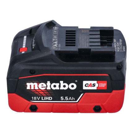 Metabo SSW 18 LTX 1450 BL Visseuse à choc sans fil 18 V 1450 Nm Brushless + 1x batterie 5,5 Ah + metaBOX - sans chargeur