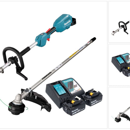 Makita DUX 18 RG2X1 Outil multifonction sans fil 18 V Brushless + 2x batterie 6,0 Ah + kit chargeur