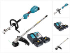 Makita DUX 18 RG2X1 Outil multifonction sans fil 18 V Brushless + 2x batterie 6,0 Ah + kit chargeur