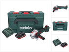 Metabo WVB 18 LTX BL 15-125 Quick Meuleuse d'angle sans fil 18 V 125 mm Brushless + 1x batterie 4,0 Ah + chargeur + metaBOX