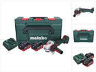 Metabo WVB 18 LTX BL 15-125 Quick Meuleuse d'angle sans fil 18 V 125 mm ( 601731660 ) Brushless + 2x batterie 5,5 Ah + chargeur + metaBOX
