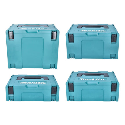 Chariot de transport Makita TR00000001 + taille Makpac. 1 + taille 2 + taille 3 + taille 4 cas système