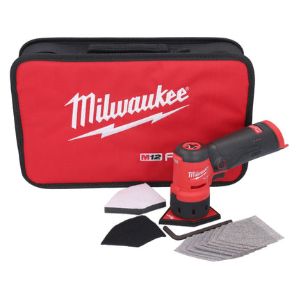 Milwaukee Milwaukee M12 FDSS-0B Ponceuse delta sans fil 12 V 88,8 x 63,5 mm Solo ( 4933479680 ) - sans batterie, sans chargeur de batterie