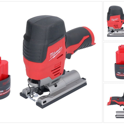 Milwaukee M12 JS-251 Scie sauteuse sans fil 12 V + 1x batterie 2,5 Ah - sans chargeur de batterie