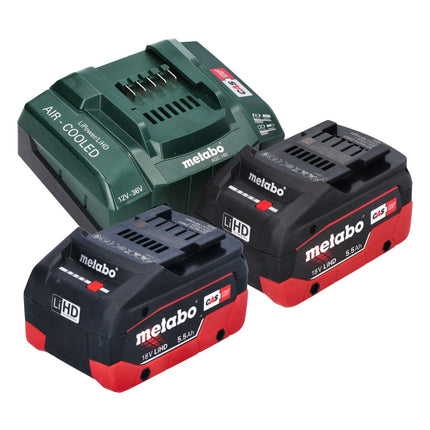 Metabo MS 18 LTX 15 outil sans fil 18 V 15 cm 5 m/s + 2x batterie 5,5 Ah + chargeur + metaBOX
