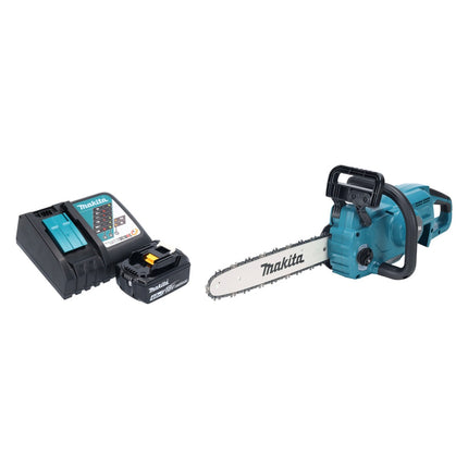 Makita DUC 357 RMX2 Trononneuse d'elagage sans fil 18 V 35 cm 7,7 m/s Brushless + 1x batterie 4,0 Ah + kit chargeur