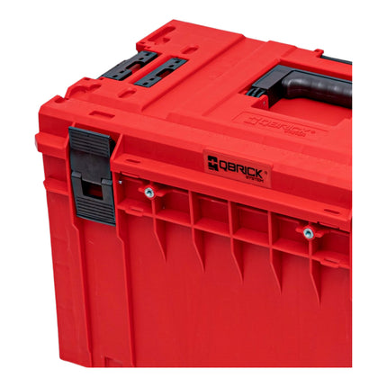 Qbrick System ONE 450 2.0 Vario RED ULTRA HD Custom Mallette à outils modulaire Organiseur 585 x 385 x 420 mm 52 l empilable IP66