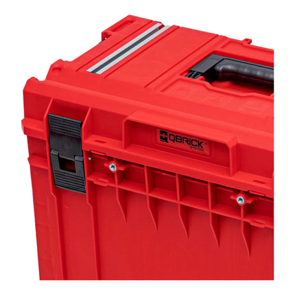 Qbrick System ONE 450 2.0 Technique RED ULTRA HD Custom Mallette à outils modulaire Organiseur 585 x 385 x 420 mm 52 l empilable IP66