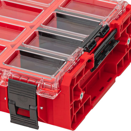 Qbrick System ONE Organizer XL 2.0 RED ULTRA HD Custom 582 x 387 x 131 mm 13,5 l IP66 avec 8 inlays et 6 séparateurs