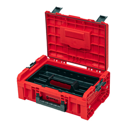 Qbrick System PRO Technik Case 2.0 RED ULTRA HD Custom Mallette à outils 450 x 332 x 171 mm 12 l empilable IP54 avec étagère