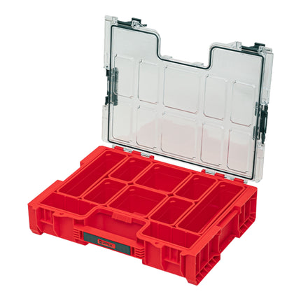 Qbrick System PRO Organizer 300 RED ULTRA HD empilable 452 x 358 x 110 mm 9 l IP54 avec 8 inlays