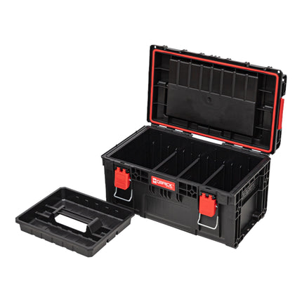 Qbrick System PRIME Toolbox 250 Expert avec organiseur empilable 535 x 327 x 277 mm 26l IP66 avec 10 séparateurs + 5 inlays