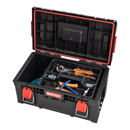 Qbrick System PRIME Toolbox 250 Vario empilable 535 x 327 x 271 mm 28l IP66 avec 3 séparateurs