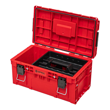 Qbrick System PRIME Toolbox 250 Vario RED ULTRA HD Custom empilable 535 x 327 x 271 mm 26l IP66 avec 3 séparateurs