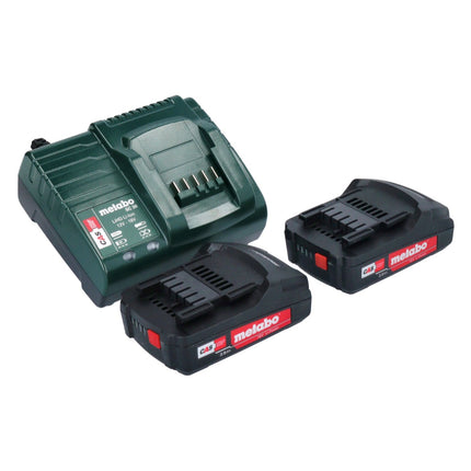 Metabo AK 18 Multi compresseur sans fil 18 V 11 bar + 2x batterie 2,0 Ah + chargeur