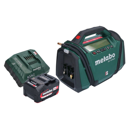 Metabo AK 18 Compresseur à batterie multiple 18 V 11 bar + 1x batterie 4,0 Ah + chargeur