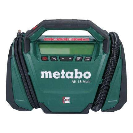 Metabo AK 18 Multi compresseur sans fil 18 V 11 bar + 1x batterie 5,5 Ah + chargeur