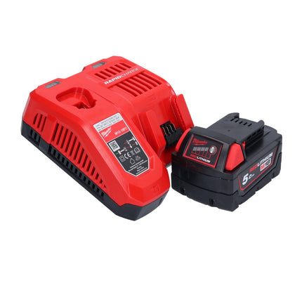 Milwaukee M18 ONEFPRT-501X outil de rivetage sans fil 18 V 20 kN Brushless + 1x batterie 5,0 Ah + chargeur + HD Box
