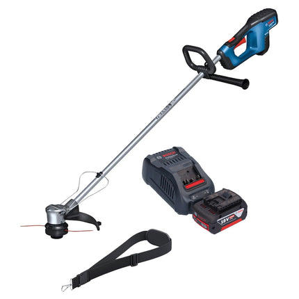 Coupe-bordures sans fil GRT 18V-33 Professional Bosch 18 V 330 mm Brushless + 1x batterie 5,0 Ah + chargeur