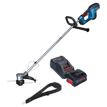 Coupe-bordures sans fil 18 V 330 mm Brushless + 1x batterie ProCORE 8,0 Ah + chargeur Bosch GRT 18V-33 Professional