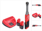 Milwaukee M12 FHIR14LR-202 Clé à cliquet sans fil à grande vitesse 12 V 47 Nm 1/4