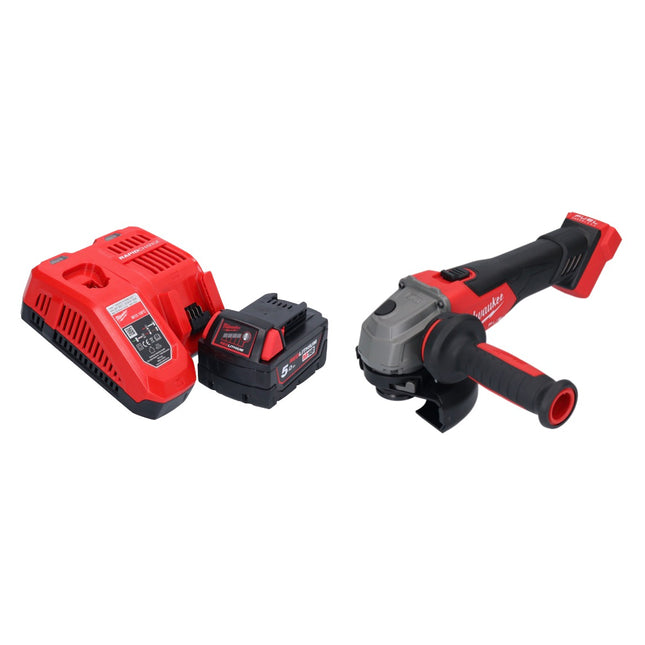 Milwaukee M18 FSAG125X-501 Meuleuse d'angle sans fil 18 V 125 mm Brushless + 1x batterie 5.0 Ah + chargeur