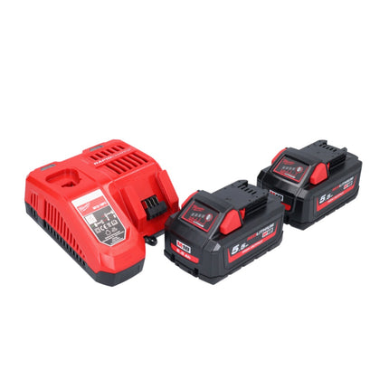 Milwaukee M18 FSZ-552 Recipro Sbelsge 18 V Brushless batterie + 2x 5,5 Ah batterie + kit chargeur