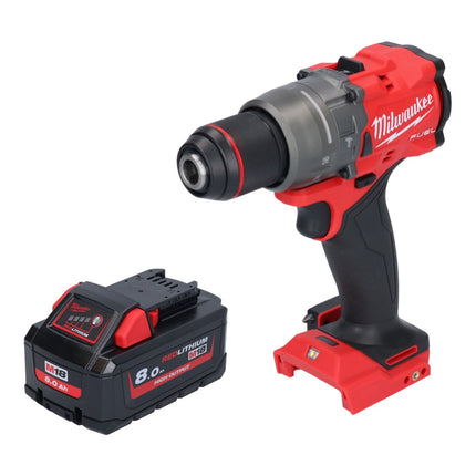 Milwaukee M18 FPD3-801 Perceuse-visseuse à percussion sans fil 18 V 158 Nm Brushless + 1x batterie 8,0 Ah - sans chargeur