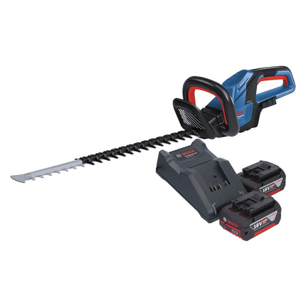 Bosch GHE 18V-60 Professional Taille-haies sans fil 18 V 60 cm Brushless + 2x batterie 4,0 Ah + chargeur