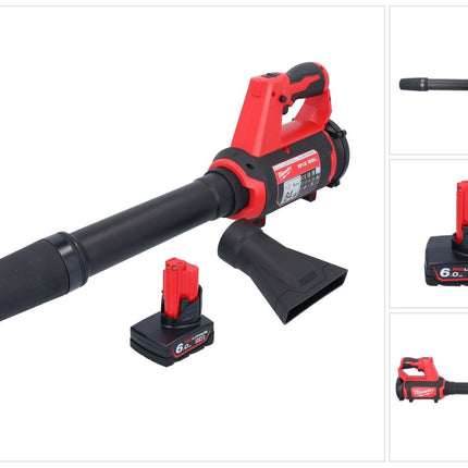 Milwaukee M12 BBL-601 Souffleur sans fil 12 V + 1x batterie 6,0 Ah - sans chargeur