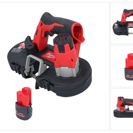 Milwaukee Milwaukee M12 BS-251 scie à ruban sans fil 12 V 41 x 41 mm + 1x batterie 2,5 Ah - sans chargeur de batterie
