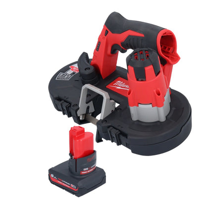 Milwaukee M12 BS-501 Scie à ruban sans fil 12 V 41 x 41 mm + 1x batterie 5,0 Ah - sans chargeur