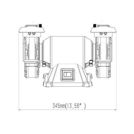 Metabo DS 150 M Ponceuse double 370 W 150 x 20 x 20 mm ( 604150000 )
