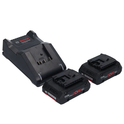 Bosch GSB 18V-45 Professional Perceuse-visseuse à percussion sans fil 18 V 45 Nm Brushless + 2x batterie ProCORE 4,0 Ah + chargeur + L-Case