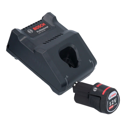 Bosch GST 12V-70 Professional Scie sauteuse sans fil 12 V 70 mm + 1x batterie 2,0 Ah + chargeur