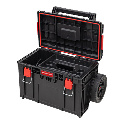Toolbrothers RHINO XL Cart Plus ECO - Mallette à outils mobile 37 l IP66 avec double poignée télescopique