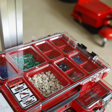 Toolbrothers RHINO L Organizer ULTRA hauteur M boîtes 5 l IP54 avec boîtes amovibles