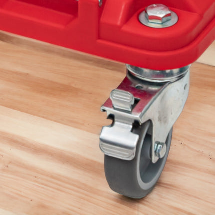 Toolbrothers RHINO L chariot de transport mobile ULTRA plateau roulant avec roues pivotantes en métal et frein