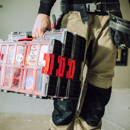 Toolbrothers RHINO L Organizer ECO Hauteur L Boîtes 6 l IP54 avec boîtes amovibles