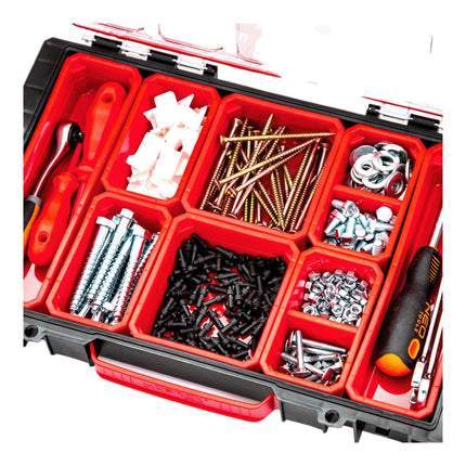 Toolbrothers RHINO L Organizer ECO hauteur M boîtes 5 l IP54 avec boîtes amovibles