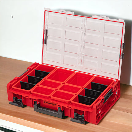Toolbrothers RHINO XXL Organizer ULTRA hauteur XL boîtes 13,5 l IP66 avec boîtes amovibles + séparateurs