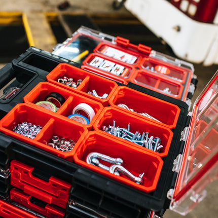 Toolbrothers RHINO XXL Organizer ECO hauteur M boîtes 2,5 l IP66 avec boîtes amovibles