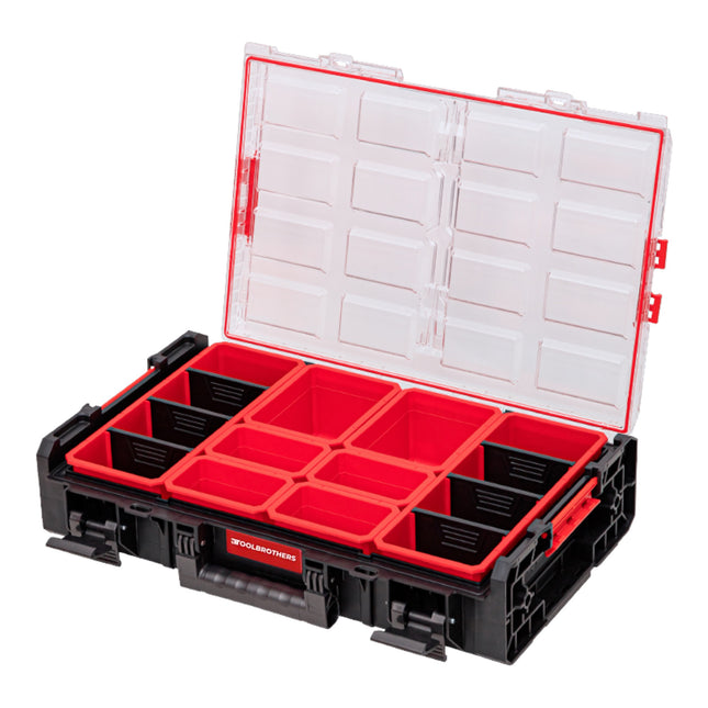Toolbrothers RHINO XXL Organizer ECO hauteur XL boîtes 13,5 l IP66 avec boîtes amovibles + séparateurs