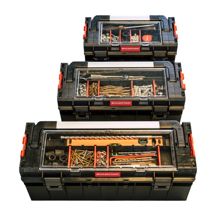 Toolbrothers RHINO Slim mallette à outils ECO Handling+ Compact Edition 14 l IP54