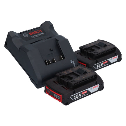 Bosch GSR 18V-55 Professional Perceuse-visseuse sans fil 18 V 55 Nm Brushless + 2x batterie 2,0 Ah + chargeur + L-Case