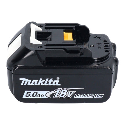 Makita DHP 489 T1J Perceuse-visseuse à percussion sans fil 18 V 73 Nm Brushless + 1x batterie 5,0 Ah + Makpac - sans chargeur