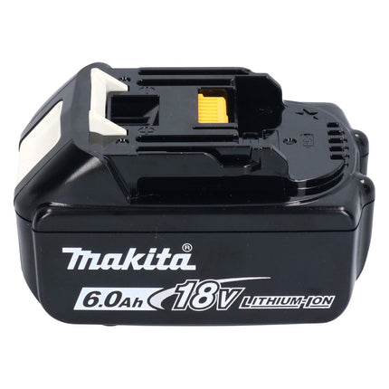 Makita DHP 489 G1J Perceuse-visseuse à percussion sans fil 18 V 73 Nm Brushless + 1x batterie 6,0 Ah + Makpac - sans chargeur